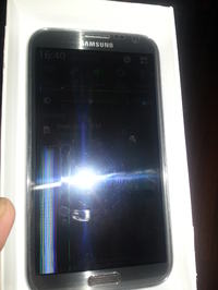 Samsung Galaxy Note II - Padł wyświetlacz Samsung Galaxy Note II - Padł wyświetlacz