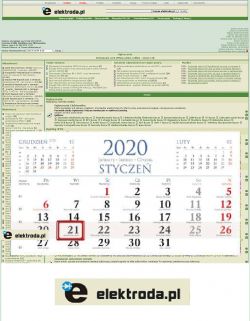 Robimy kalendarz elektroda.pl na rok 2020 - czas start!