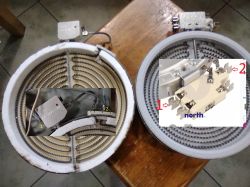 Siemens ET77050EU/01 - przepalona grzałka w dużym polu