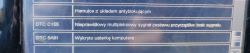 Co znaczą te komunikaty o błędach: DF005, DTC C155, DTC 5A91?
