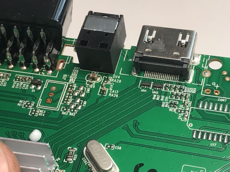 The interior of the DVB-T2 Ferguson Ariva T75 receiver, DIY potential The interior of the DVB-T2 Ferguson Ariva T75 receiver, DIY potential