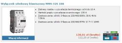 Jak wyłącznik silnikowy przetrwa moment rozruchu z 8-krotnym prądem znamionowym?