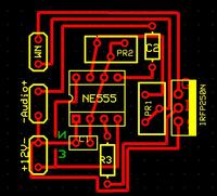 Ocena projektu PCB z ExpressPCB na podstawie schematu – pierwsza płytka, pliki JPG