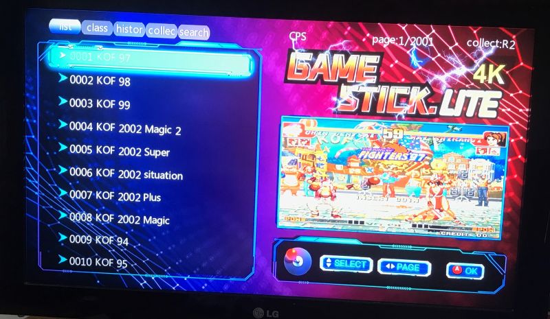 Minitest and interior presentation - retro M8 console/emulator with two pads, RetroArch