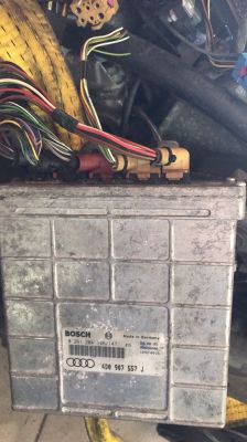 Audi A8 D2 4,2 - Szukam pinów masy, +12V, linii K w ster. 4D0907557J