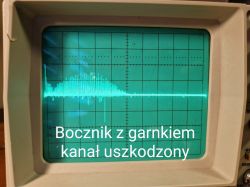 Indukcja Amica GECO mg361.02 - brak wykrywania garnka, wymiana elementów, oscylogramy, LM358, IGBT