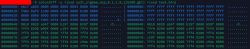 Side-by-side hex comparison of two binary files using colordiff and xxd