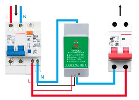 [BK7231N / CBU] PZIOT-E01 DIN rail pass-through energy meter