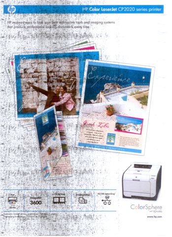 HP CP2025 po regeneracji - brudne wydruki