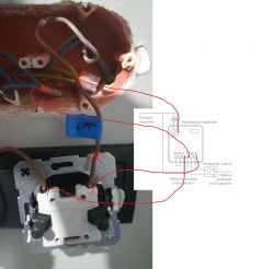 How do I connect the YLAI002 module to the switch? Cable connection problem.