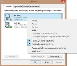 Słuchawki Bluetooth nie działają po sparowaniu z notebookiem