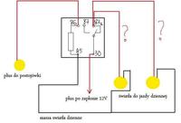 Powracający prąd z instalacji na swiatla do jazdy dziennej BMW e36