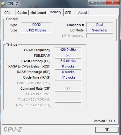 Intel E5200 - E5200 , GA-P35, DDR2 1066 - brak stabilności