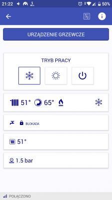 Termet ECOCONDENS GOLD PLUS + ROUND with Wi-Fi - Open-Therm - connected incorrec
