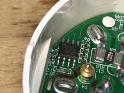 Interior View of AVATTO N-WOT10-EU-W Socket Interior of AVATTO N-WOT10-EU-W electrical socket showing PCB.