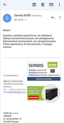 Naprawa UPS Ever Sinline 2000 - uszkodzona dioda, przetwornica LM2575HV, problem z zasilaniem