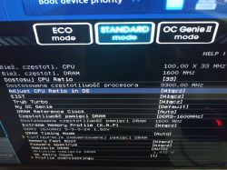 Czemu OC i5 3350P widoczny w BIOS nie działa w grach?