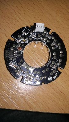 APTI-13V2-36 - Spalony element elektroniki kamery IP