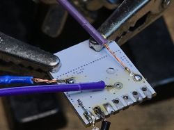 Soldering in LED GU10 Bulb Module Soldering process in LED GU10 module.
