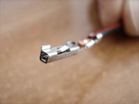 Opel Zafira [A] - Konektory wiązek elektrycznych tylnych drzwi