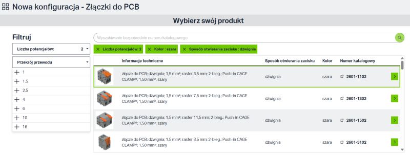 Nowe złączki do PCB od WAGO