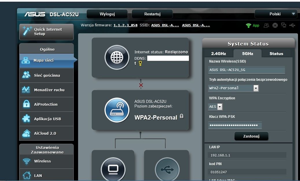 [Rozwiązano] Konfiguracja połączenia Modem HALNY HL1GE