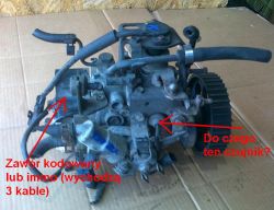 Opel Corsa B 1.5D - Podłączenie pompy wtryskowej z zaworem kodowanym(immo) Opel Corsa B 1.5D - Podłączenie pompy wtryskowej z zaworem kodowanym(immo)