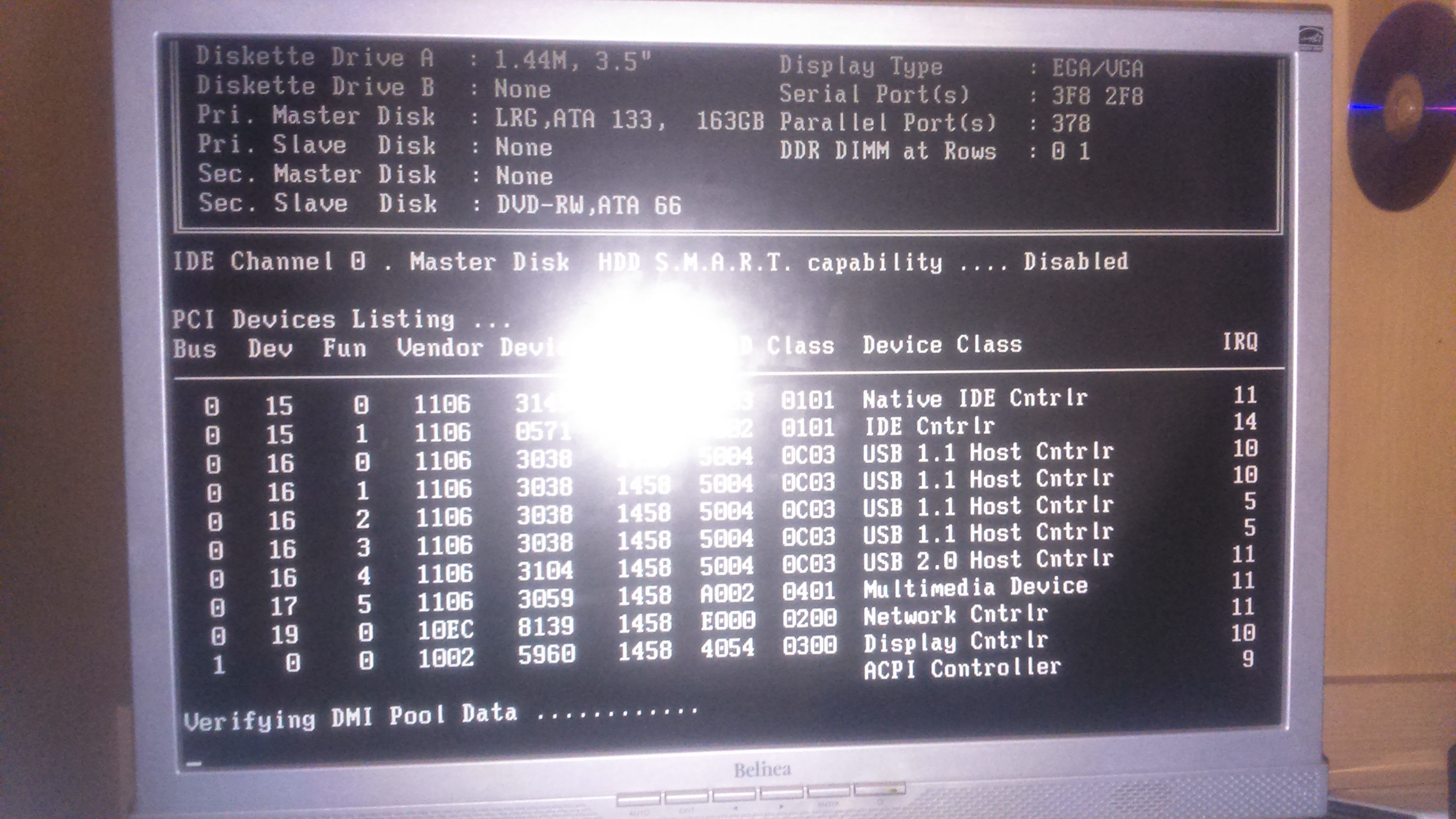 Verifying Dmi Pool Data Hdd Nie Startuje Elektroda Pl