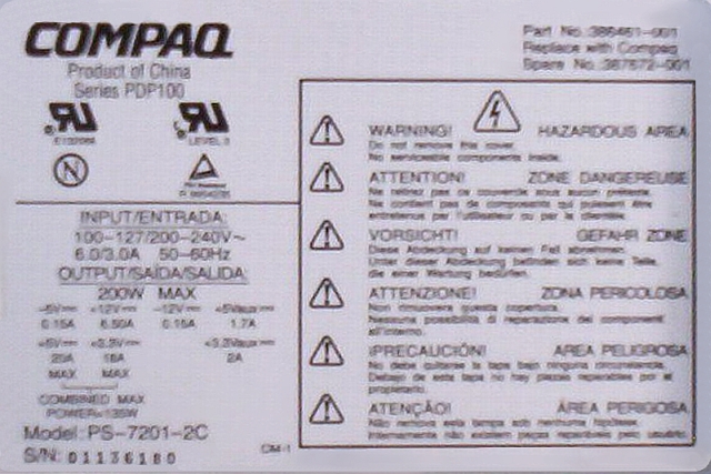 Czy zasilacz Compaq PS-7201-2c 24-pin zadziała z płytą ATX 20-pin?