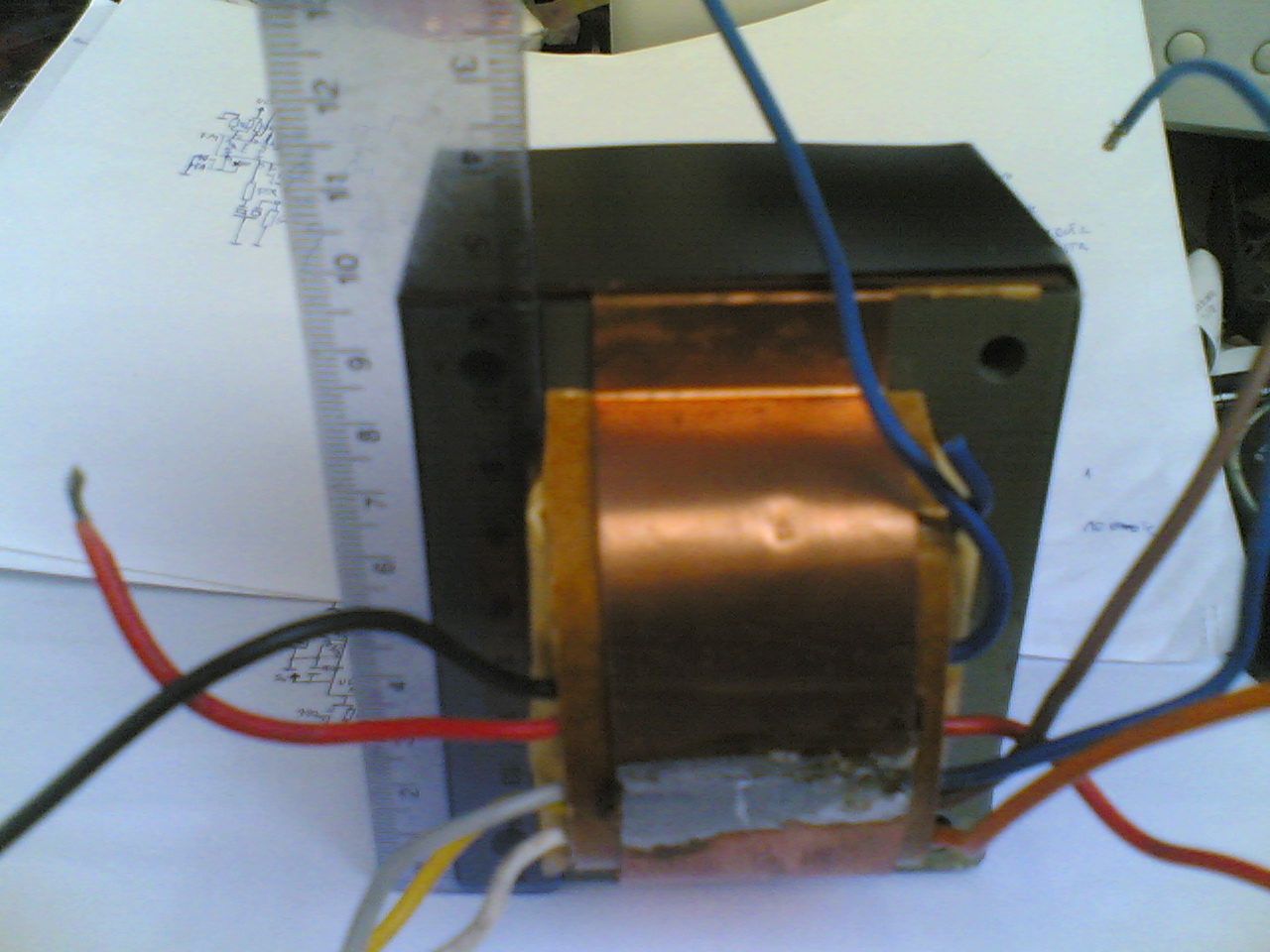 Trafo ok 500VA - problem z nagrzewaniem się