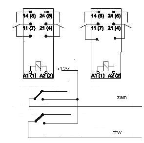 Wysterowanie zamka w Escort 1,6 16V 96r.