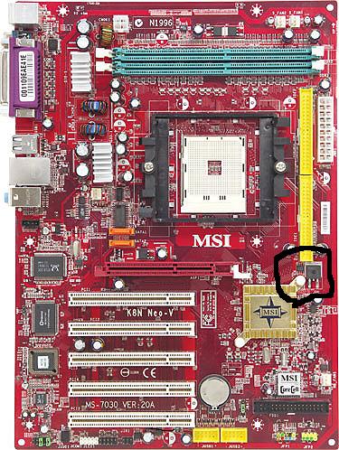 MSI K8N Neo V2.0 - brak wykrywania dysków ATA, FDD i SATA działają poprawnie
