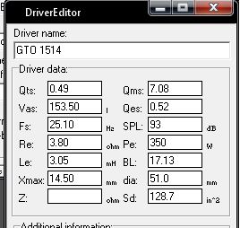 <JBL GTO 1514> problem z obliczeniem BR...