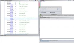 Screenshot showing the interface of a binary analysis program.