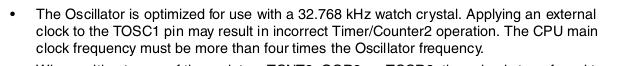 [ATmega8] źródła sygnału dla TIMER2 w trybie asynchronicznym