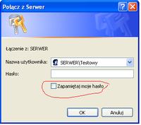 Windows - Logowanie do udziału vs zablokowanie zapamiętywania hasła Windows - Logowanie do udziału vs zablokowanie zapamiętywania hasła