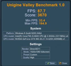 Czy parametry jakie zastosowałem do podkręcenia GeForce GTX 960 są bezpieczne?