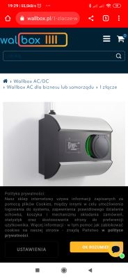 Klapka ładowarki elektrycznej Enelion Wallbox nie zamyka się - jak naprawić, naciągnąć drut?