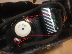 Montaż Hertz DSK 165.3 w A6 C5 - podłączenie zwrotnic do głośników