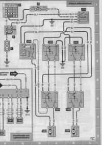 Volvo V40 97 - Poliftowe przełączniki opuszczania szyb, podłączenie z 5 na 6 pin