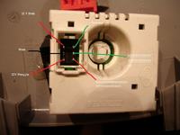 Zegarek,termometr Renault Megane Scenic podłączenie