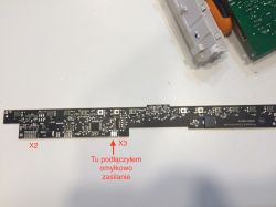 Zmywarka Siemens SN66M092EU - Uszkodzenie modułu przez zwarcie