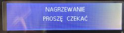 Ekspres Electrolux EBC54524 - po nagrzewaniu: ALARM!