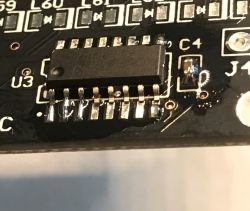 Zestaw do nauki SMD - wyświetlacz 64 diody LED w obudowach 0805