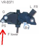 BOSCH - Regulator napięcia (alternator), co oznacza PS?