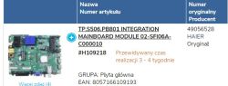 Zdjęcie przedstawiające płytę główną TP.S506.PB801 wraz z informacjami o produkcie.