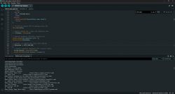 Screenshot of Arduino IDE with an ESP32 project, showing code related to HTTP connection and retrieving radio stations.