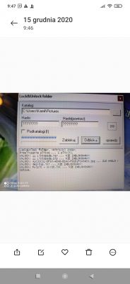 Lock&unlock problem z otwarciem zablokowanego folderu