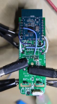Circuit Board with Wires Printed circuit board with connected wires.