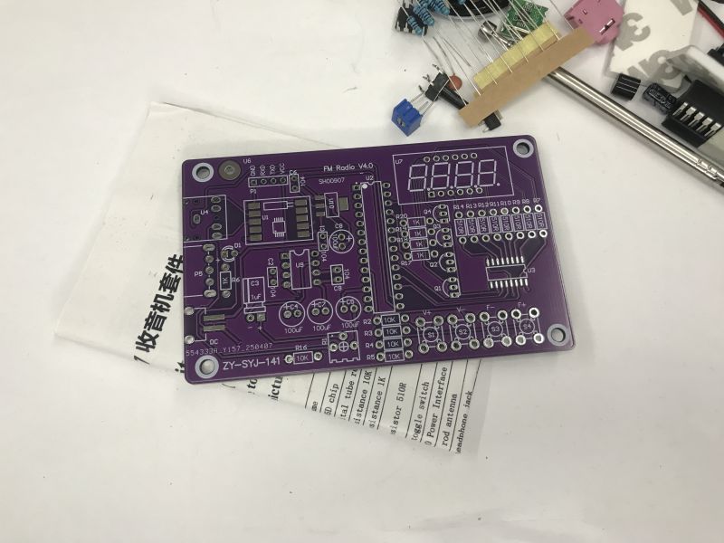 How many radios are in a radio? FM 87-108 MHz RDA5807S do-it-yourself kit